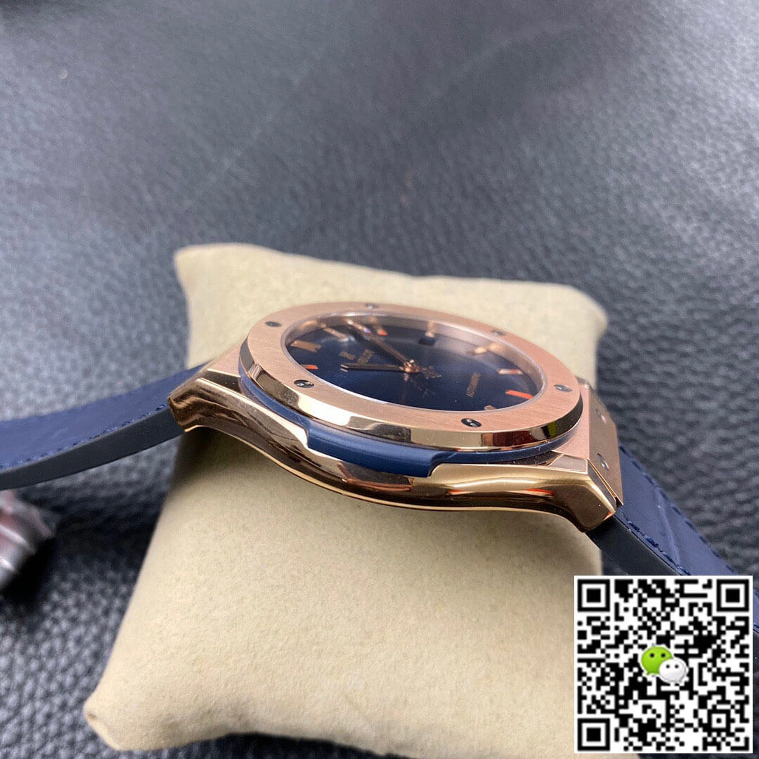 Hublot Classic Fusion 542.OX.7180.LR 42MM WWF Factory 1:1 Best Edition Replica Watch Blue Strap